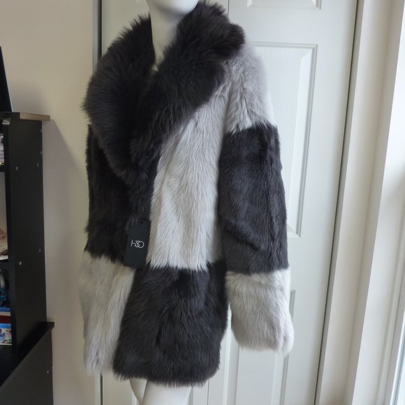 High Society HiSO BERNICE Reversible Genuine Shearling Coat - Picture 9 of 12